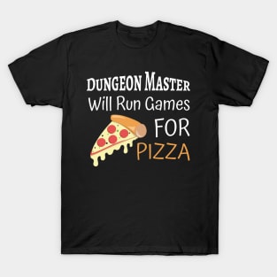 D&D DM Shirt Pizza T-Shirt